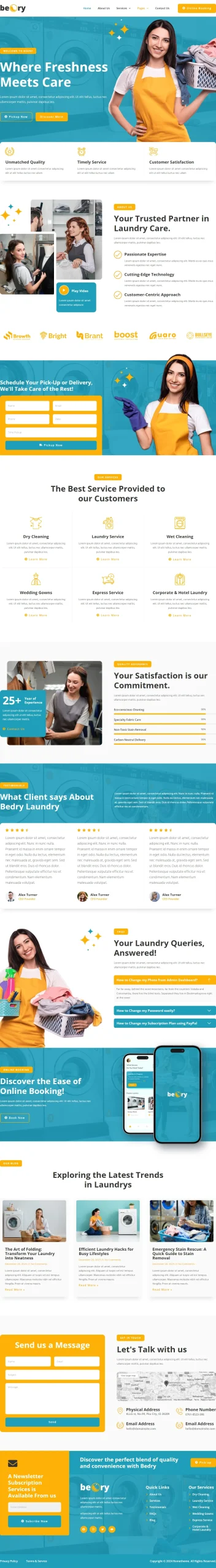 Bedry laundry services