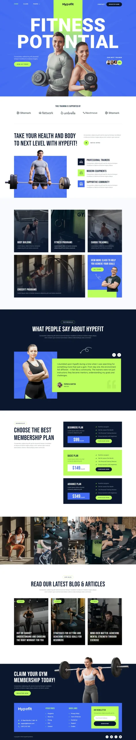 Hypefit personal trainer fitness